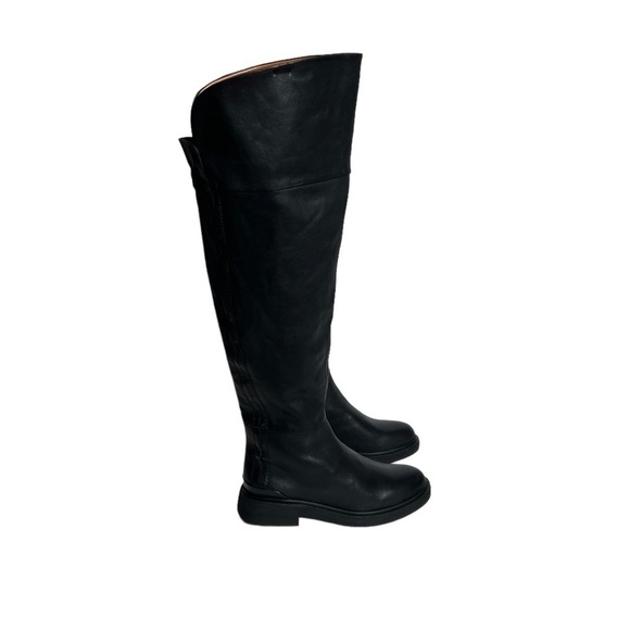 Franco Sarto Battina Wide Calf Leather Knee-High Boots - Picture 4 of 12